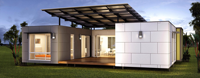Maison conteneur pliable de 20 pieds, maison préfabriquée compacte avec installation rapide pour projets résidentiels