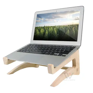 Fast Delivery Adjustable Wooden Holder for iPad Small Folding Mobile Phone Stand Tabletop Station