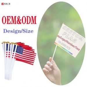 Drapeaux d'événements sportifs avec logo personnalisé, en polyester, imprimés numériquement, designs personnalisables pour une utilisation promotionnelle - Product Image 1