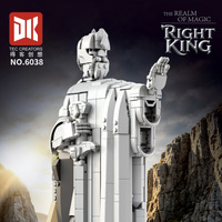 DK 6037 6038 839PCS Magic Domain King Creative Series Building Block Brick Model Mainan Teknis Teknologi OEM ODM