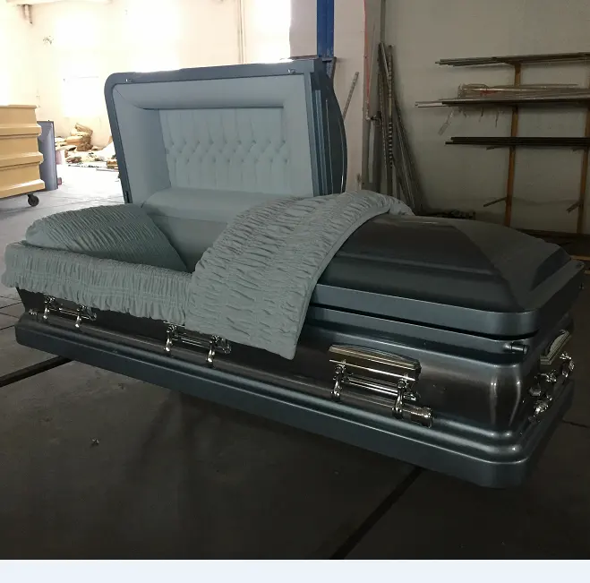 18GA metal and steel casket and wholesale coffin
