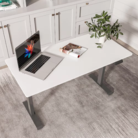 OMNI Design moderne Mobilier de bureau ergonomique à hauteur réglable Bureau debout à moteur silencieux pour bureaux à domicile Matériau métallique