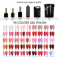 Collection transparente de jade nude populaire échantillon gratuit nudiste de couleur OEM marque privée logo vernis gel couleur jade