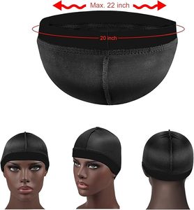 Casquettes <span class=keywords><strong>Wave</strong></span> Premium pour <span class=keywords><strong>homme</strong></span>, bonne casquette de compression sur Durag pour 360, 540, 720 vagues - Product Image 2