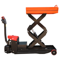 Table élévatrice à ciseaux électrique de 1500 kg |   Chariot élévateur mobile hydraulique, plateforme élévatrice portable pour entrepôt