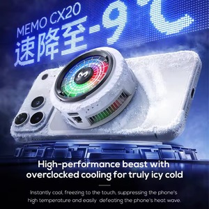 CX20ทำความเย็นโทรศัพท์ขนาดเล็ก, ที่ทำความเย็นโทรศัพท์2-in-1คลิปแม่เหล็กหลังระบายความร้อนเร็ว3สปีดตัวทำความเย็นโทรศัพท์เซมิคอนดักเตอร์สำหรับเล่นเกม - Product Image 6
