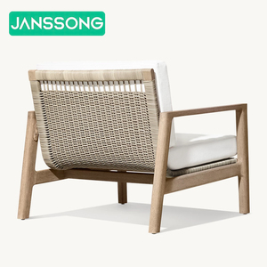 Conjunto de Sofás de Jardín, Muebles de Patio para Resort, Muebles de Exterior de Lujo para Villa, Sofá de Teca para Exterior, Conjunto de Muebles de Ratán - Product Image 5