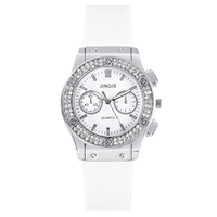 Vente chaude Nouvelle Montre À Quartz De Mode pour Hommes Lumière De Luxe Simple Senior Business Style Diamants 22mm Bracelet En Caoutchouc