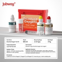 Kit de Prueba de Oxígeno Disuelto 2-10mg/L, Medidor Portátil de OD para Acuicultura y Aguas Residuales, 120 Pruebas, Certificado CE/MSDS