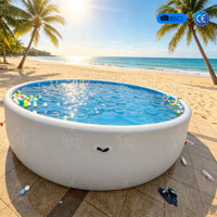 Piscine gonflable hors sol de haute qualité 5*1,5m, grande piscine à structure Drop Stitch pour jardin, fête familiale en plein air