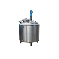 Cuve de mélange en acier inoxydable de 200L à 1000L avec agitateur, chauffage vapeur et électrique