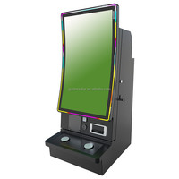 Permainan Koin Vertikal 27'' Kabinet Game Arcade Tombol Tekan Akseptor Aplikasi iOS Platform Perangkat Lunak Game Ketangkasan Ikan Online