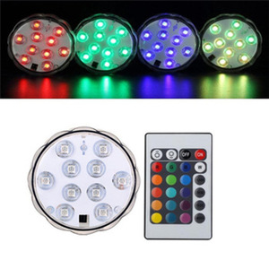 Luz LED para Acuario con Control Remoto, 10 Colores Cambiantes, Sumergible e Impermeable, Iluminación para Peceras y Estanques - Product Image 1