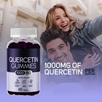 Gummies de Quercétine à Marque Blanche OEM, Vitamine et Extrait de Sureau, Complément Alimentaire pour le Soutien Immunitaire