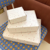 Boîte PR en carton ondulé personnalisée pour abonnement postal, emballage cadeau, impression de logo personnalisé, petite boîte à chaussures noire