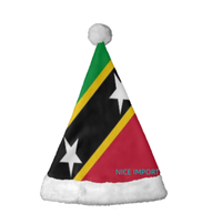 Chapeaux de Noël à la mode avec drapeau des Samoa, confortables et en peluche, pour adultes, pour les fêtes de Noël et du Nouvel An