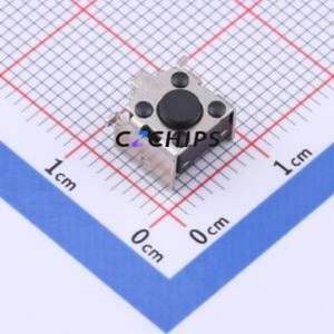 TS-1005B-AR04526 Tactile Switch SMD Switch Single Pole Single Throw Round Button 2.6N Horizontal Mount - Product Image 1