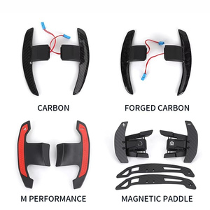 Volante completo de fibra de carbono de gamuza LED mejorado para <span class=keywords><strong>BMW</strong></span> X3 X4 X5 F10 F20 F30 F11 F44 F13 F15 F85 M6 - Product Image 5