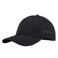 Casquette de baseball pour femme en PVC imperméable respirant à séchage rapide perforée avec logo personnalisé, protection solaire amincissante pour le visage, large bord