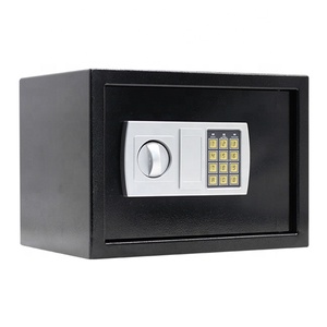 Caja Fuerte de Seguridad de Acero Sólido MUCHN con Cerradura de Llave, Tamaño Mediano 20M, Negra/Blanca, Grosor de Puerta 3.0mm, 1 Año de Garantía - Product Image 5