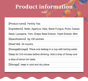   Tè per la fertilità migliorato |   Tisana alle Erbe per la Preconcepzione, Supporto per la Salute Riproduttiva e la Concepimento (30 Bustine) - Product Image 6