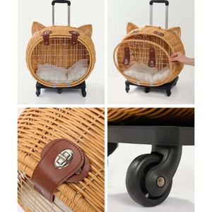 Gemakkelijk Te Verplaatsen Rollende Hondenrugzak Voor Huisdieren Met Wielen Katten En Puppy 'S Reistas Handige Hondenwagen - Product Image 4