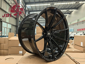 ล้อแม็กซ์อะลูมิเนียมฟอร์จแบบโมโนบล็อกสั่งทำพิเศษ ขนาด 16"-24" 5x112/108/114.3 ET20/25 มม. ลายหลายก้าน สีเทากันเมทัล ผิวปัดเงา - Product Image 5