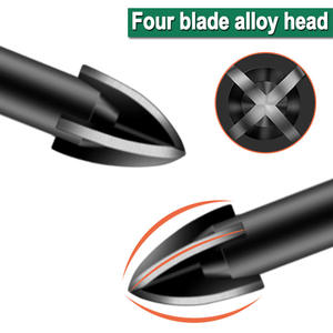 ชุดดอกสว่านเจาะปูน Pai Ruixing แบบเกลียว หัวหกเหลี่ยม ผิวเงา ระบบระบายความร้อนภายนอก สำหรับเจาะคอนกรีตและกระเบื้อง - Product Image 3