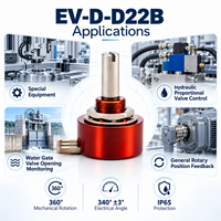 Sensor Perpindahan Sudut EV-D-D22B 340 0.5% IP65 Output Tegangan Analog Pemasangan Bushing Sakae FCP22 Vishay 534 Bourns