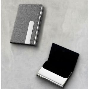 Estuche para Tarjetas de Visita y Crédito de Acero Inoxidable con Logotipo Personalizado en Oro y Plata, en Oferta - Product Image 4