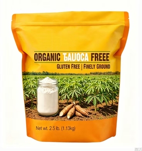 Amidon de tapioca biologique non OGM, <span class=keywords><strong>farine</strong></span> de manioc biologique haute pureté, sans additifs artificiels, sac en vrac - Product Image 1