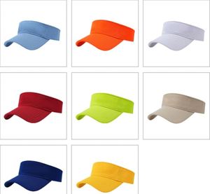 Casquettes de sport à visière réglables, casquettes de baseball en coton à dessus ouvert, visières de sport pour la course, le golf, le tennis, cadeau promotionnel - Product Image 5