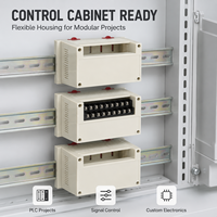 Boîtiers de projet informatiques Vange One Chip en plastique PC/ABS, châssis DIY IP54 145*90*72mm pour dispositifs de contrôle industriels