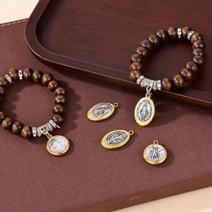 Saint Benedict Saint Michael Mary Charm Colgante <span class=keywords><strong>Medalla</strong></span> Santa Colgantes para hombres y mujeres - Product Image 3