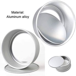 Custom Non-Stick Deep 3 Piece Round Metal Aluminum <b>Tin</b> for Baking 4 6 8 Inch Wedding Birthday Christmas <b>Cake</b> - Product Image 3