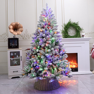 Árbol de Navidad con Nieve Artificial, Mezcla de PE y PVC, Pequeño, Decoración Navideña Directo de Fábrica - Product Image 2