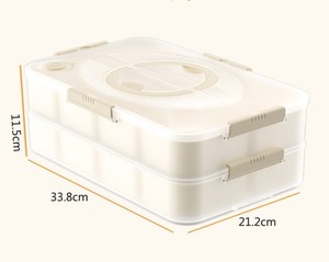 8-compartment food storage <b>container</b> spice box sealed refrigerator freezer storage box portable picnic - Product Image 6