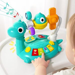 Juguete Musical <span class=keywords><strong>de</strong></span> Piano para Bebés, con Luz y Sonido <span class=keywords><strong>de</strong></span> Dinosaurio, para Desarrollo Sensorial, Tummy Time, Aprendizaje Infantil - Product Image 1