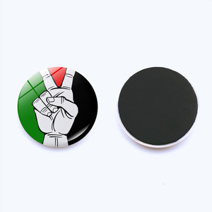 Sticker <span class=keywords><strong>per</strong></span> frigorifero con bandiera palestina di cristallo adesivo <span class=keywords><strong>per</strong></span> lavagna magnetica morbida con magnete <span class=keywords><strong>per</strong></span> decorazione in vetro magnetico Art déco - Product Image 4