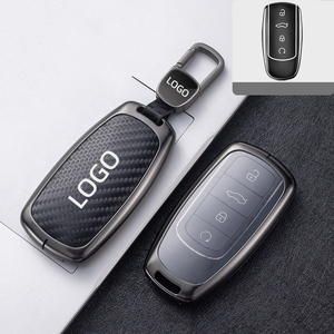 Capa de Chave Inteligente de Carro DM de Liga de Zinco e Couro para Chery Tiggo 7 Tiggo 8 Pro 8 PLUS Arrizo 5, Acessórios de Chaveiro Remoto - Product Image 4