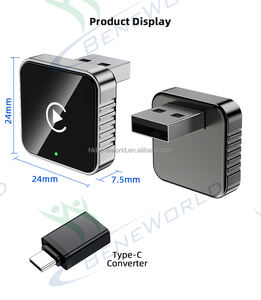 Hot Sale OEM ODM <b>Wireless</b> Carplay <b>Adapter</b> <b>Android</b> <b>Auto</b> Usb Dongle 2 in 1 Plug And Play Carplay <b>Adapter</b> - Product Image 5