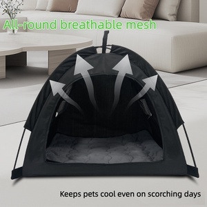USMILEPET Wholesale Oxford Foldable Portable Cat <strong>Tent</strong> Indoor &amp; Outdoor <strong>Pet</strong> House Travel-Friendly Cat Den for Hiking and Camping - Product Image 2
