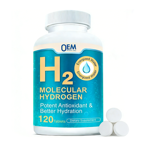 Tabletas de Hidrógeno Molecular H2 de Marca Privada OEM, 120 Tabletas, Apoyo Inmunológico, Rendimiento Deportivo - Product Image 1