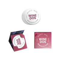 Nouvelle conception bouteille de vin disque de versement feuille de liqueur support de disque de verseur de vin rouge pour ajouter votre conception verseur de vin en feuille d'aluminium