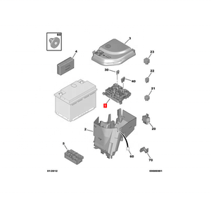 Boîte à fusibles R04 9807028780 pour <span class=keywords><strong>Peugeot</strong></span> 307 308 - Product Image 6