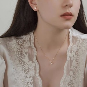Swan Pendant Necklace For Women Gold Chain With Diamond Clavicle Jewelry Everyday Wear 2023 Summer Style - Product Image 3