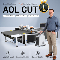 Cortadora de Tela Digital CNC de Cama Plana con Rodillo AOL1625