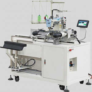 Industrial Automatic Flat-Bed New T-shirt Polo Shirts Bottom Hemming Cover Stitch <b>Sewing</b> Machine - Product Image 1