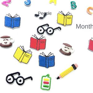 Wholesale Mini Small Book Set Learn Embroidery ABC Letter <b>Patch</b> Clothes <b>Bag</b> DIY Decorative Ironing <b>Patch</b> - Product Image 2