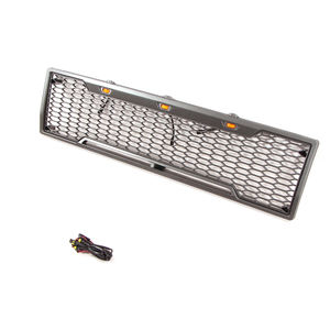Parrilla de Malla Negra con Luces LED para Parachoques Delantero de Conversión Estilo Raptor para Ford <span class=keywords><strong>BRONCO</strong></span> F150 1980-<span class=keywords><strong>1986</strong></span> - Product Image 4